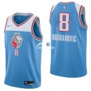 Camisetas NBA de Bogdan Bogdanovic Sacramento Kings Nike Azul Ciudad 17/18