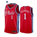 Camisetas NBA de Philadelphia Sixers Andre Drummond Nike Rojo Statement 2021-22