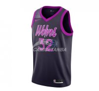 Camisetas de NBA Ninos Minnesota Timberwolves Karl Anthony Towns Nike Púrpura Ciudad 18/19