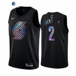 Camisetas NBA Portland Trail Blazers Gary Trent Jr. Negro Hardwood Classics 2020