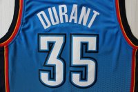 Camisetas NBA Resonar Moda Durant Oklahoma City Thunder Azul