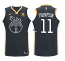 Camisetas NBA de Klay Thompson Golden State Warriors Negro 17/18