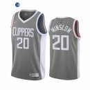 Camisetas NBA Edición ganada Los Angeles Clippers Justise Winslow Gris 2021-22