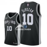 Camisetas NBA de DeMar DeRozan San Antonio Spurs Negro Icon 17/18