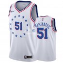 Camisetas NBA Edición ganada Philadelphia Sixers Boban Marjanovic Blanco 2018/19