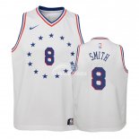 Camisetas de NBA Ninos Zhaire Smith Edición ganada Blanco 2018/19