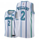 Camisetas NBA de Marvin Williams Charlotte Hornets Retro Blanco 30 Aniversario 18/19