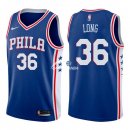 Camisetas NBA de Shawn Long Philadelphia 76ers Azul Icon 17/18