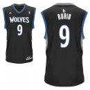 Camisetas NBA de Ricky Rubio Minnesota Timberwolves Negro