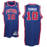Camisetas NBA de Rodman Detroit Pistons Azul