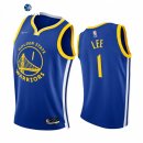 Camisetas NBA de Golden State Warriors Damion Lee 75th Season Diamante Azul Icon 2021-22