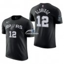 Camisetas NBA de Manga Corta LaMarcus Aldridge San Antonio Spurs Negro 17/18