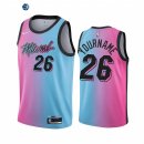 Camiseta NBA de Miami Heat Victor Oladipo Azul Rosa Ciudad 2021