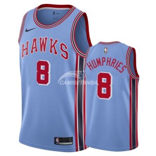 Camisetas NBA Atlanta Hawks Isaac Humphries Azul Hardwood Classics-2018/19