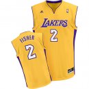 Camisetas NBA de Fisher Los Angeles Lakers Amarillo
