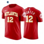 T-Shirt NBA Atlanta Hawks De'andre Hunter Rojo Icon 2020-21