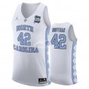 Camisetas NCAA North Carolina Brandon Huffman Azul Blanco