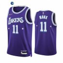 Camisetas NBA de Los Angeles Lakers Malik Monk 75th Purpura Ciudad 2021-22