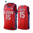 Camisetas NBA de Brittney Griner Juegos Olímpicos Tokio USMNT 2020 Rojo