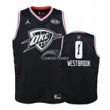 Camisetas de NBA Ninos Russell Westbrook 2019 All Star Negro