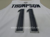 Camisetas NBA de Klay Thompson USA 2016 Blanco