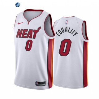 Camisetas NBA de Meyers Leonard Miami Heat Blanco Association 19/20