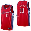 Camisetas NBA de Nik Stauskas Philadelphia 76ers Rojo Statement 17/18