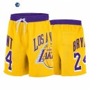 Camisetas NBA de Los Angeles Lakers Kobe Bryant 75th Oro