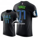 Camisetas NBA de Manga Corta Luka Doncic Dallas Mavericks Negro 17/18