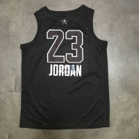 Camisetas NBA de Michael Jordan All Star 2018 Negro