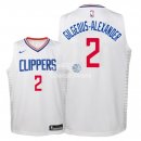 Camisetas de NBA Ninos Los Angeles Clippers Shai Gilgeous Alexander Blanco Association 2018