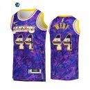 Camisetas NBA de Los Angeles Lakers Jerry West Select Series Purpura Camuflaje 2021