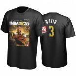T Shirt NBA Los Angeles Lakers Anthony Davis Negro