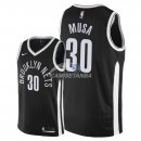 Camisetas NBA de Dzanan Musa Brooklyn Nets Nike Negro Ciudad 2018