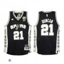 Camisetas NBA de Duncan San Antonio Spurs Negro Gris