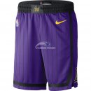 Pantalon NBA de Los Angeles Lakers Nike Púrpura Ciudad 18/19