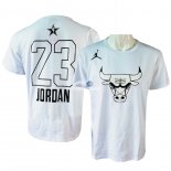 Camisetas NBA de Manga Corta Michael Jordan All Star 2018 Blanco