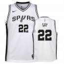 Camisetas de NBA Ninos San Antonio Spurs Rudy Gay Blanco Association 2018