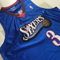 Camisetas NBA de Allen Iverson Philadelphia 76ers Azul 17/18
