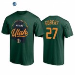 T-Shirt NBA Utah Jazz Rudy Gobert Verde 2021