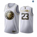 Camisetas NBA de Lou Williams Los Angeles Clippers Blanco Oro 19/20