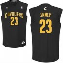 Camisetas NBA de LeBron James Cleveland Cavaliers Negro
