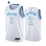 Camisetas NBA de Los Angeles Lakers Wayne Ellington Nike Blanco Ciudad 2021