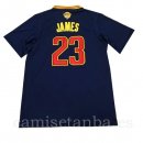 Camisetas NBA de Manga Corta LeBron James Cleveland Cavaliers Azul