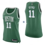 Camisetas NBA Mujer Kyrie Irving Boston Celtics Verde Icon 17/18