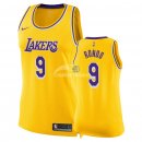 Camisetas NBA Mujer Rajon Rondo Los Angeles Lakers Amarillo Icon 18/19
