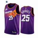 Camisetas NBA Nike Phoenix Suns NO.25 Mikal Bridges 2022-23 Purpura Classic 2022-23
