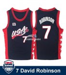 Camisetas NBA de David Robinson USA 1996 Negro