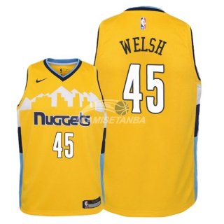 Camiseta NBA Ninos Denver Nuggets Thomas Welsh Amarillo Statement 2018