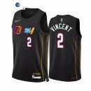 Camisetas NBA de Miami Heat Gabe Vincent 75th Negro Ciudad 2021-22